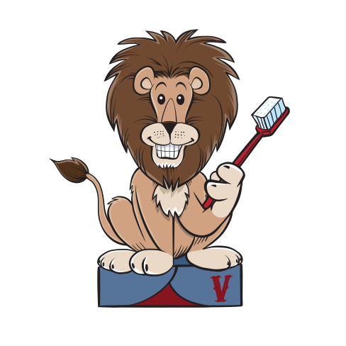 Lion Carton with Brush